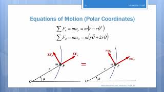 Lecture 10 Kinetics of Particles  Newtons 2nd Law 4 [upl. by Airamak]