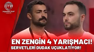 Masterchef 2024 En Zengin 4 Yarışmacı Servetleri Dudak Uçuklatıyor [upl. by Attevroc]