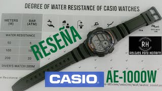 El Casio AE1000W EN español [upl. by Nnaeitak665]