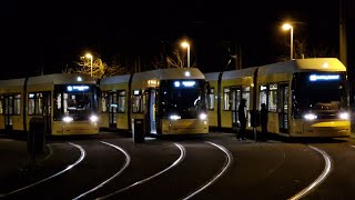 Tram Berlin  Mitfahrt in der 16 von AhrensfeldeStadtgrenze bis Betriebshof Marzahn im F8Z 9025A [upl. by Rogovy]