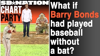 What if Barry Bonds had played without a baseball bat  Chart Party [upl. by Ayortal853]