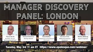 Opalesque Manager Discovery Panel Presentation May 3rd 2022 [upl. by Laird]