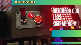 BOTONERA CON LEDS SIMRACING [upl. by Kuhlman]