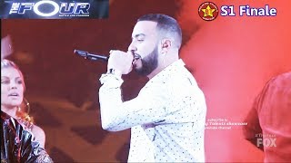 French Montana as Guest Performer The Four Finale [upl. by Ahsimin]