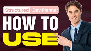 How To Use Structured Daily Planner App 2024 [upl. by Notled]