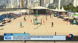 Balneário Camboriú Sedia Etapa do Circuito Mundial de Beach Tennis [upl. by Ajay697]