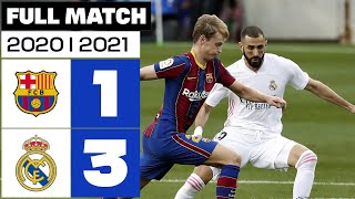 FC Barcelona vs Real Madrid 13 20202021 PARTIDO COMPLETO [upl. by Haiasi]