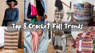 What to Crochet for Fall 2023  Top Trends in Home  Wardrobe [upl. by Annaeirb261]