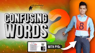 60 Confusing English Words for NDA 1 2024 and CDS 1 2024  Homonyms  Basic English for NDA [upl. by Letsirc]