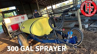 Ag Sprayer 300 Gallon Spray Trailer Boomless [upl. by Eatnuahs414]