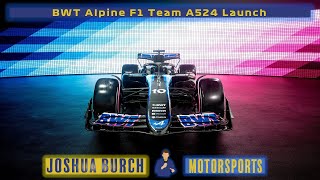 BWT Alpine F1 Team  2024  A524  Car Launch WatchAlong [upl. by Karlee]