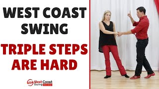 Master Your Triple Steps for West Coast Swing [upl. by Dimo]