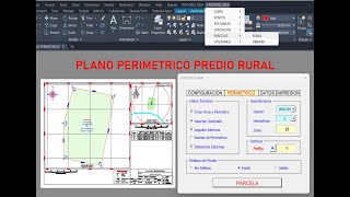 PLANO PERIMETRICO de PREDIO RURAL [upl. by Selwyn]