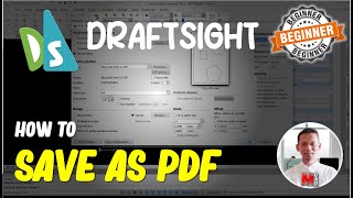 Draftsight How To Save As PDF [upl. by Erdnassac]