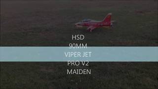 HSD 90mm viper jet pro v2 maiden [upl. by Emiatej]