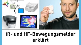 Wie funktionieren Bewegungsmelder HF und IR Bewegungssensor Technik erklärt STEINEL  TRIDONIC [upl. by Ichabod]