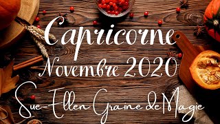 CAPRICORNE  NOVEMBRE 2020  PRENDRE SOIN DE SOIMÊME 😊 [upl. by Nnyloj]