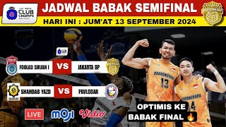 Jadwal Semifinal AVC Mens Club Championship 2024 Hari Ini  Bhayangkara Presisi vs Foolad SI Live [upl. by Lleirbag]