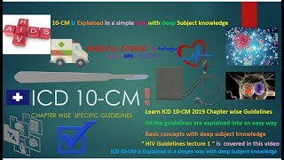 ICD 10 CM HIV Guidelines lecture 1 II HIV Guidelines made easy [upl. by Winchell]