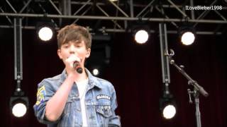 Greyson Chance Unfriend YouHome Is In Your Eyes Vancouver BC August 29 2012 [upl. by Ahsinrad]