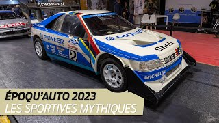 Salon EpoquAuto 2023 Les sportives les plus emblématiques [upl. by Aillij]