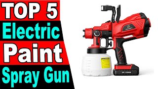 TOP 5 Best Electric Paint Spray Gun Review 2024 [upl. by Rhine]