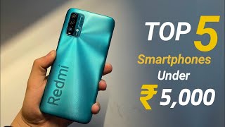 Top 5 Best Smartphone Under 5000 in india 2021। best phone under 5000 in india 2021 [upl. by Burtis]