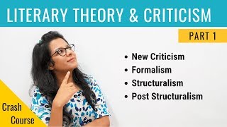 Literary Theory amp Criticism Crash Course for UGC NET English Part 1 [upl. by Petr]