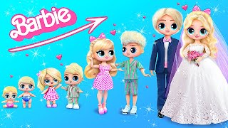 Barbie LOL Growing Up 34 DIYs for Dolls [upl. by Hwu]