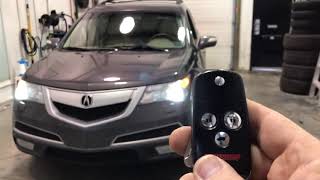 2010 Acura MDX with 3X lock remote starter with factory keyfob [upl. by Mali982]