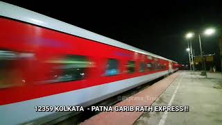 First LHB Run of 12359 Kolkata  Patna Garib Rath Express with 3E coaches powered by HWH WAP5 [upl. by Nylynnej813]