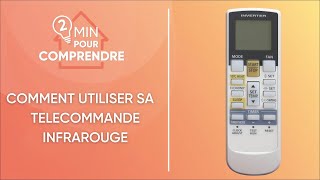 Comment utiliser ma télécommande avec un climatiseur mural Atlantic Fujitsu au R410A [upl. by Ianthe470]