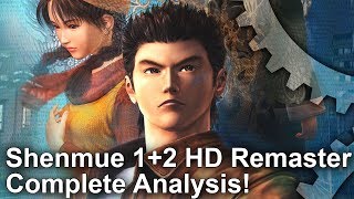 Shenmue 12 HD Remaster The Ultimate Version  PS4 ProXbox One XPC and Dreamcast Tested [upl. by Nelda986]