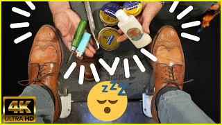 Experience THE BEST Shoe Shine  Angelo Shoe Shine ASMR [upl. by Salvucci]