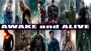 MarvelDC Music Video  Awake and Alive [upl. by Ynafets]