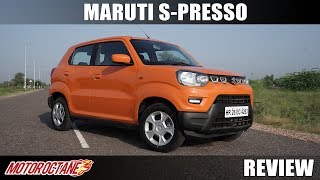 Maruti S Presso Review  Hindi  MotorOctane [upl. by Ozen410]