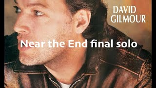 Near the End David Gilmour final solo guitar cover [upl. by Gazo47]