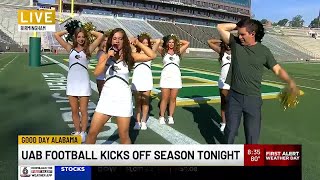 UAB football kicks off season tonight [upl. by Llennahs]