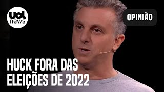 Luciano Huck confirma a Bial que está fora da disputa presidencial de 2022 e irá substituir Faustão [upl. by Novanod]