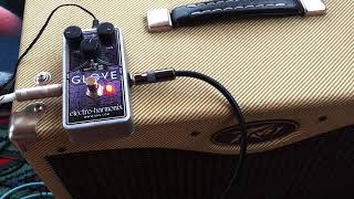 EHX Glove and Peavey Classic 30 clean and overdrive quick demo [upl. by Bazar]