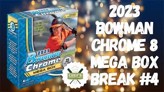 2023 BOWMAN CHROME MEGA 8 BOX BREAK 4  LIVE 10212023 [upl. by Ydnem85]