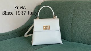 QUICK UNBOXING FURLA BAG 1927 TOP HANDLE ROCHELDOUGALL furlabag unboxing furla [upl. by Kacy]