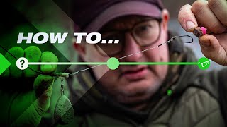 How To Tie Danny Fairbrasss UNDERWATER film Spinner Rig  Korda Carp Fishing [upl. by Arakat899]