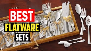 ✅Top 5 Best Flatware and Silverware Sets in 2023 [upl. by Aiseneg289]