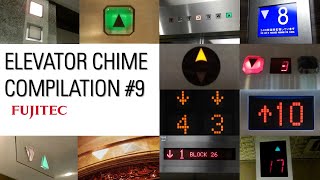 Elevator Chime Compilation 9  Fujitec [upl. by Noir]