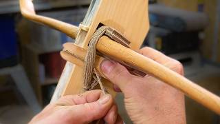 Making a historical crossbow  with the HIGHEST arrow speed [upl. by Otnas]