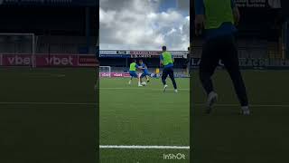 this is Coleraine fc training today at Showgrounds [upl. by Ytsihc]