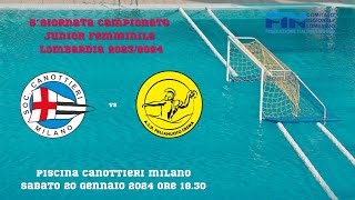 Canottieri Milano vs Pallanuoto Crema [upl. by Atinrev]