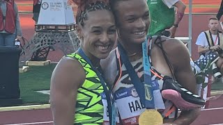 Heptathlon 800m Heat 2 2024 US Olympic Trials Anna Hall Chari Hawkins Taliyah BROOKS [upl. by Steinke]