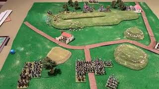 Napoleonic Wargaming DBN 18 Point Peninsular Game [upl. by Arbmat211]